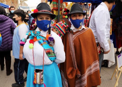 Estudiantes de educación básica dieron vida a la celebración del Wiñol Tripantu en Los Andes