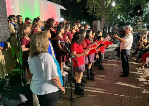 Con éxito se desarrolló concierto de villancicos que abrió programa de Navidad en Los Andes