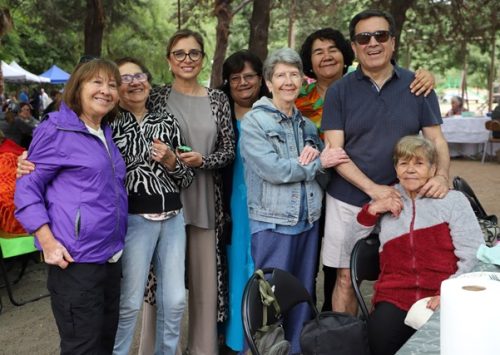 En Los Andes clubes de adultos mayores participaron masivamente en un paseo al aire libre