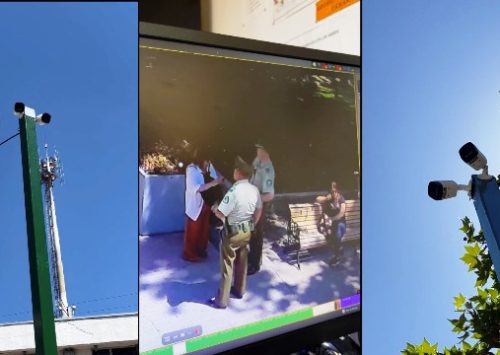 12 nuevas cámaras de televigilancia resguardan el principal espacio público de la comuna de Los Andes