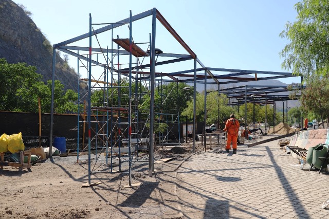 60% de avance registran obras de mejoramiento en el circuito de acceso al Cerro de la Virgen