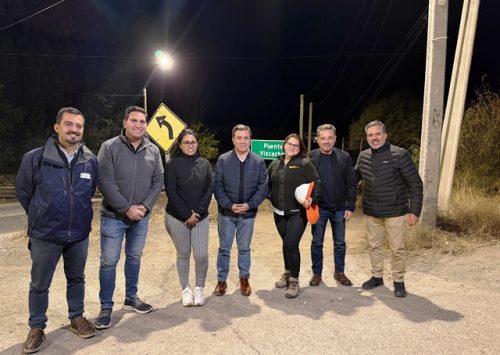 Municipalidad de Los Andes y Colbún culminan proyecto de luminarias LED en Camino Internacional