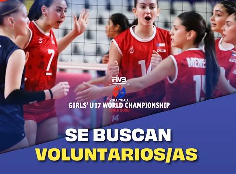 Los Andes busca voluntarios para el Mundial Femenino Sub 17 de Vóleibol