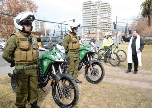 Los Andes refuerza la labor preventiva de Carabineros con la entrega de nuevos vehículos policiales